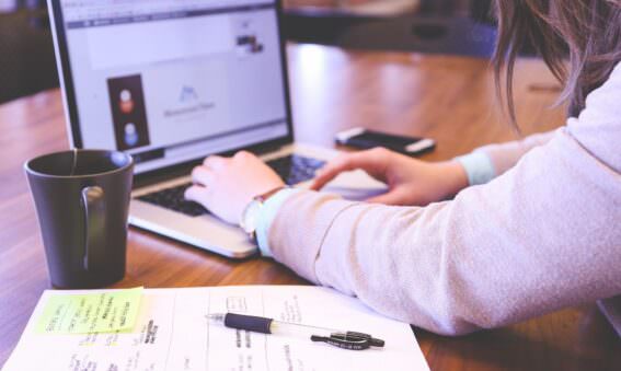 remote employee focusing on productivity