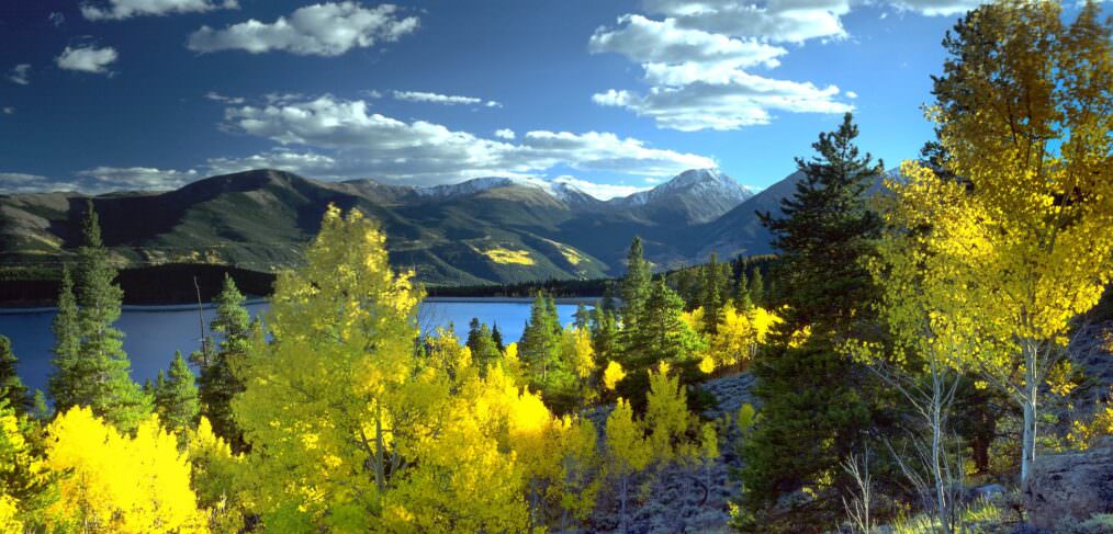 The Twin Lakes near Aspen where The Human Shift is located